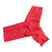Load image into Gallery viewer, Women Lingerie Panties 2016 Sexy Lace V-string Briefs Thongs G-string Underwear