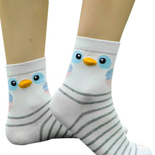 Load image into Gallery viewer, Feitong Brand 1Pair Soft Funny Socks Women Girls Cute Little Owl Harajuku Animal Lady Socks Fashion Stripe calcetines mujer Sock