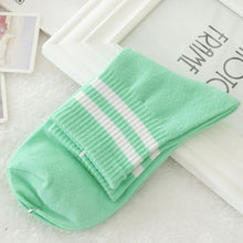 Load image into Gallery viewer, Feitong Creative Lover's Socks Women Men Hip Hop Unisex Harajuku Stripe Cotton Skateboard Sock Comfortable Patchwork Socks