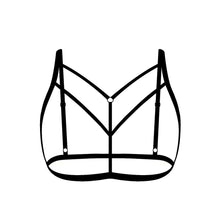 Load image into Gallery viewer, Women Sexy Fashion Ladies Halter Elastic Cage Sexy Strappy Bra Bustier