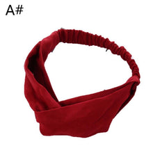 Load image into Gallery viewer, Fashion Turban Elastic Hairband for Women Exquisite Cross Knot Stretch Headband Headwrap Hair Hoop Belt Accessories
