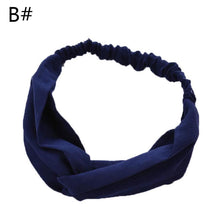 Load image into Gallery viewer, Fashion Turban Elastic Hairband for Women Exquisite Cross Knot Stretch Headband Headwrap Hair Hoop Belt Accessories