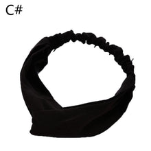 Load image into Gallery viewer, Fashion Turban Elastic Hairband for Women Exquisite Cross Knot Stretch Headband Headwrap Hair Hoop Belt Accessories