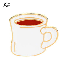 Load image into Gallery viewer, Personality Cups Shape Enamel Brooch Collar Pin Denim Jacket Hat Bag Decoration