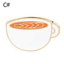 Load image into Gallery viewer, Personality Cups Shape Enamel Brooch Collar Pin Denim Jacket Hat Bag Decoration