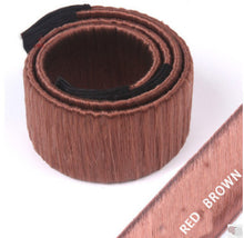 Load image into Gallery viewer, 8Colors Women's Hair Circle Plate Hair Ornaments Round Head Hair Curler,Magic French Twist Magic Hair Bun Maker