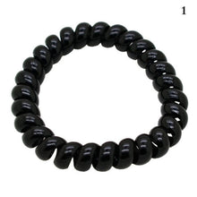 Load image into Gallery viewer, Hot 10X Lots Spiral Slinky Elastic Rubber Tie Wire Coil Hair Bands Rope Ponytail