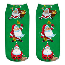 Load image into Gallery viewer, Unisex Men Women Christmas Prints Casual Non Slip Short Liner Ultimate Ankle Socks