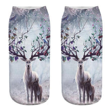 Load image into Gallery viewer, Unisex Men Women Christmas Prints Casual Non Slip Short Liner Ultimate Ankle Socks