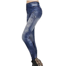Load image into Gallery viewer, 2019 Women New Fashion Classic Stretchy Slim Leggings Sexy imitation Jean Skinny Jeggings Skinny Pants big size bottoms hot sale